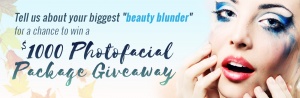 $1000 Photofacial Package Giveaway